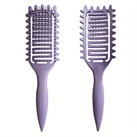 🌿 ADKBeauty 3-in-1 Curl Define Styling Brush - Lavender