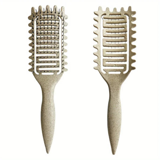 🌿 ADKBeauty 3-in-1 Curl Define Styling Brush - Cream